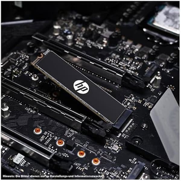 HP FX700 4TB NVMe 2.0, Gen4x4, M.2 2280, 7200 MB/s, enkelsidig PCIe 4.0 SSD PCB med grafen termisk pad