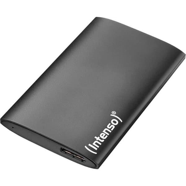 SSD Extern - INTENSO - 1 To - USB 3.0 - Aluminium Premium - Svart