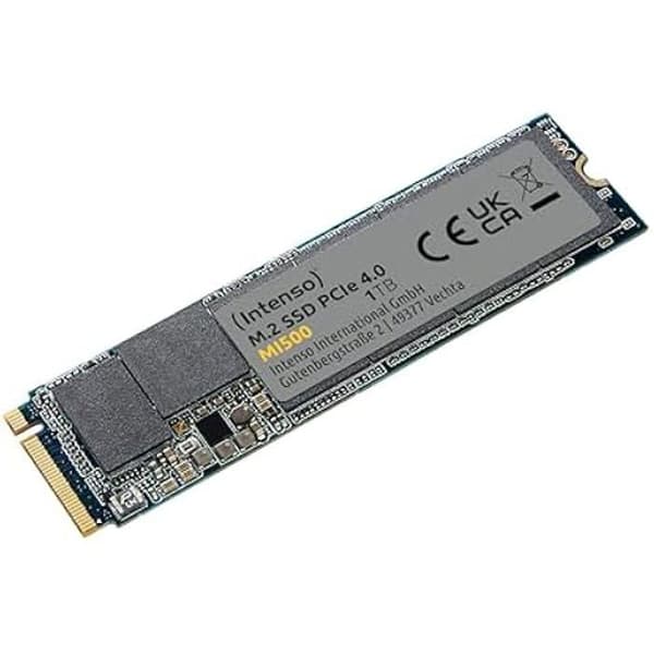 Intenso 1 TB SSD Intern NVMe/PCIe M.2 PCIe NVMe 4.0 x4 Retail 3836460