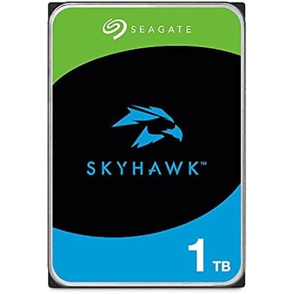 Intern hårddisk för videoövervakning - SEAGATE - SkyHawk - 1 TB - SATA 6 GB/s - 256 MB cache