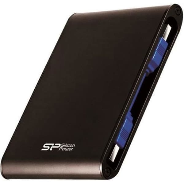 SILICON POWER Armor A80 bärbar extern hårddisk - 2 TB - USB 3.0 svart
