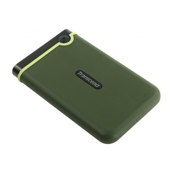 StoreJet 25M3 Slim extern hårddisk - 1 TB - 2,5" - USB 3.0 - militärgrön - TRANSCEND