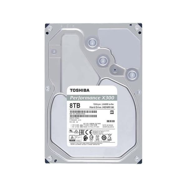 Extern hdd - Toshiba - HDWR480UZSVA - 8 To - 3,5" - 2 års garanti