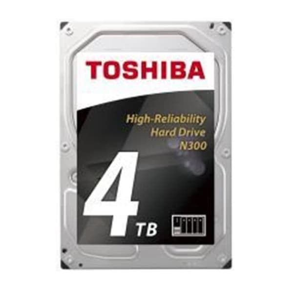Intern hårddisk NAS N300 - TOSHIBA - 4TB - SATA 6 Gb/s - 7200 rpm