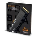 Miniatyrbild 4 av 4: WD Black ™ - Intern RGB SSD - SN850 - 2TB - M.2 NVMe kylfläns (WDS200T1XHE)