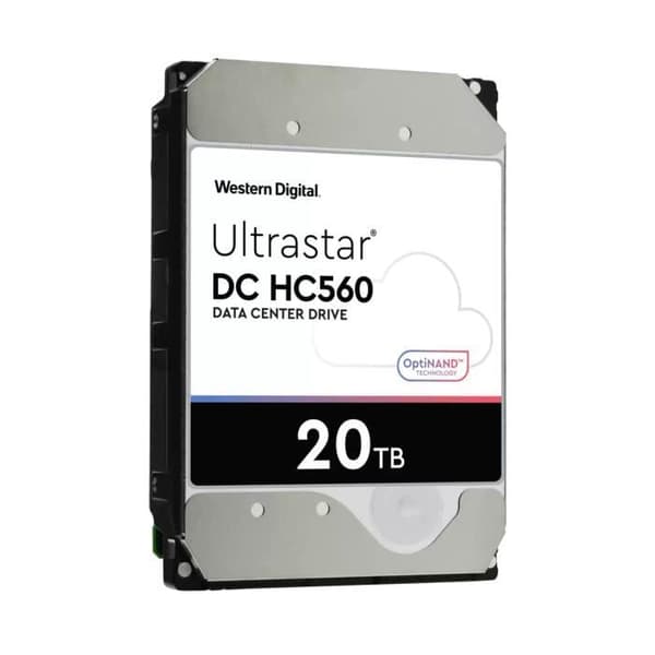 WESTERN DIGITAL WD 20TB 0F38785 SE ULTRASTAR 7200 SA3 hårddisk - SATA - 3,5" - 20000 GB