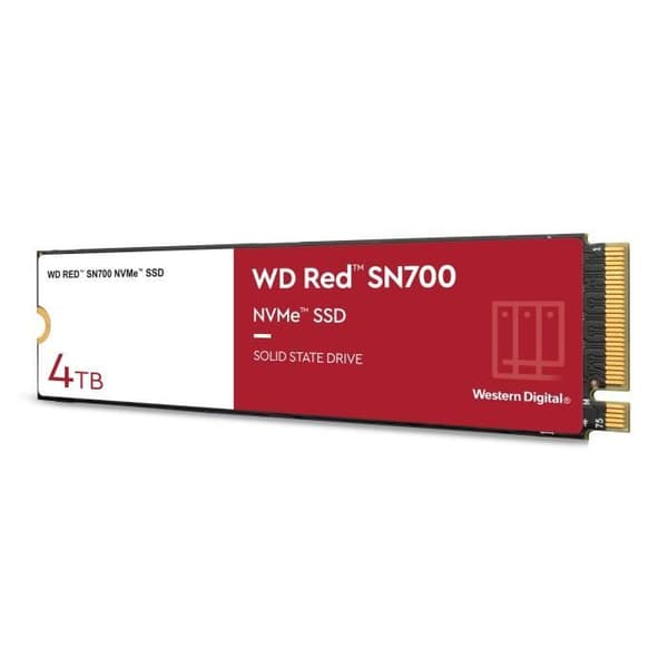 NVMe™ SSD för NAS - WD Red™ SN700 NVMe™ SSD, 4TB - (WDBBDY0040BRD-WRSN)
