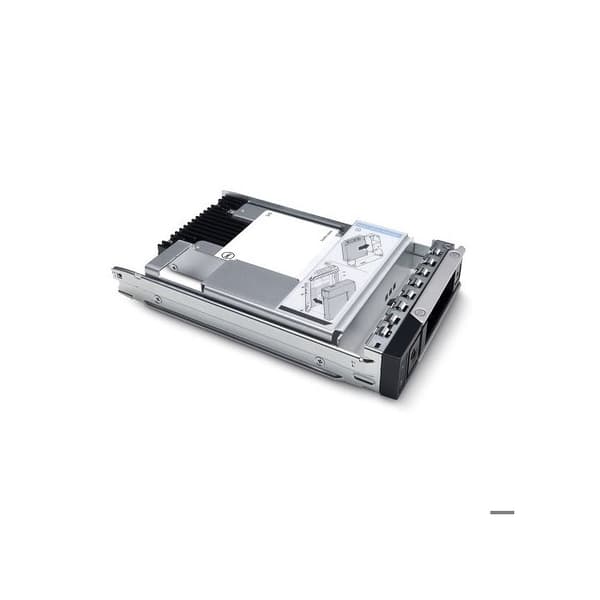 DELL - Kunden-Kit - SSD - 480 GB - 2,5 (6,4 cm) (i 8,9 cm Träger) (i 3,5 Träger) - SATA 6 Gb/s - 345-BEBH