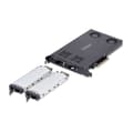 Pikkukuva 2 / 2: Kovalevyadapteri Startech 2M2-REMOVABLE-PCIE Musta