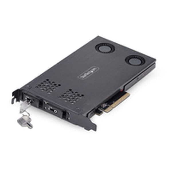 Kovalevyadapteri Startech 2M2-REMOVABLE-PCIE Musta
