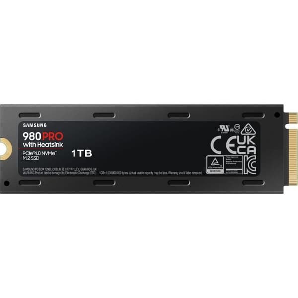SAMSUNG Intern SSD 980 PRO med kylfläns 1TB MZ-V8P1T0CW