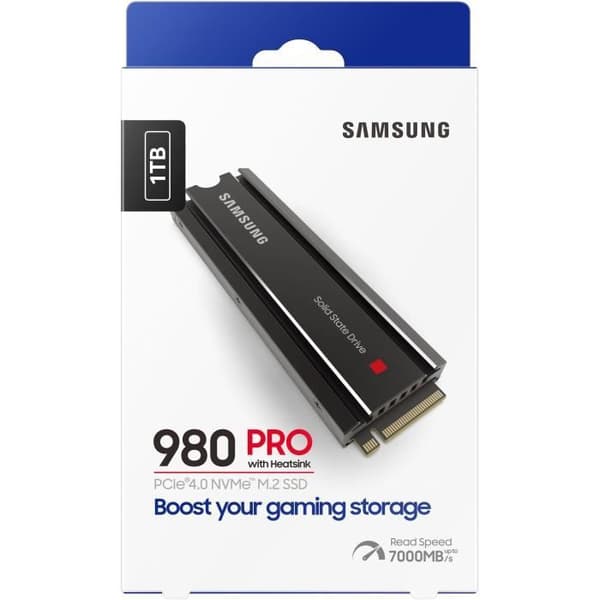 SAMSUNG Intern SSD 980 PRO med kylfläns 1TB MZ-V8P1T0CW