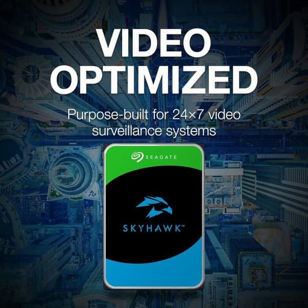 Seagate SkyHawk ST6000VX009 intern hårddisk - hårddisk - 6 TB - SATA 6Gb/s