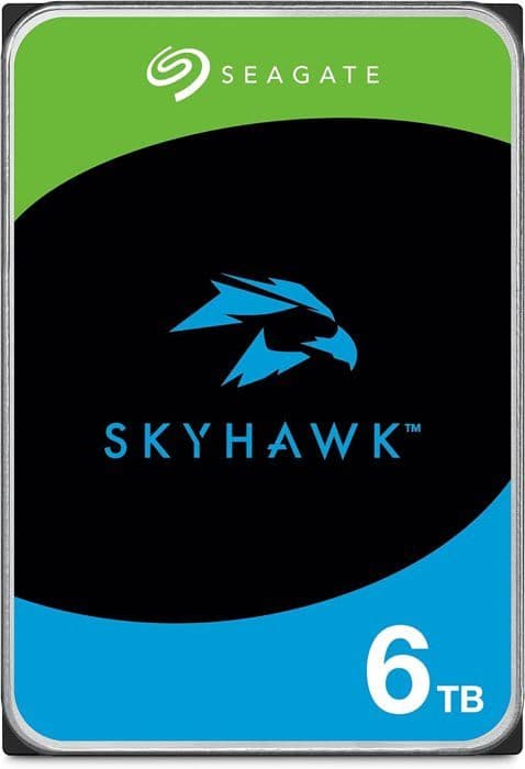 Seagate SkyHawk ST6000VX009 intern hårddisk - hårddisk - 6 TB - SATA 6Gb/s