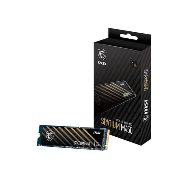 MSI SPATIUM M450 1TB PCIe 4.0 NVMe M.2 intern SSD