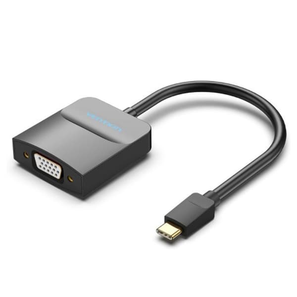Typ C-adapter - VENTION - TDDBB - 0,15 m - VGA - Typ C-gränssnitt Svart