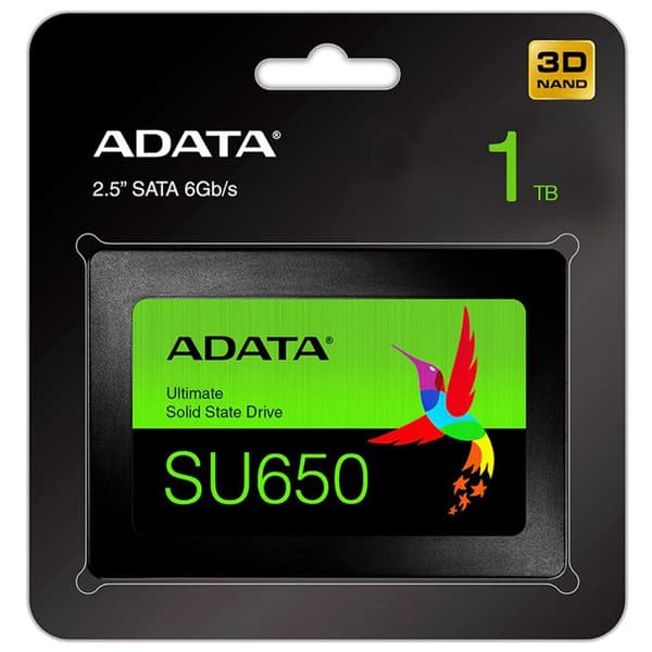 SSD - ADATA - Ultimate SU650 - 256 GB - 2,5" - SATA III - 520 MB/s