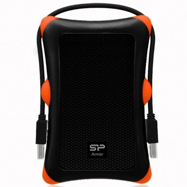 USB 3.0 A30 extern hårddisk - 2 TB - Svart - SILICON POWER