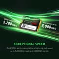 Miniatyrbild 2 av 4: Intern SSD - Silicon Power - UD90 2230 1To - NVMe PCIe Gen4x4 M.2 Läsning Skrivning 5000 3200 Mo/s