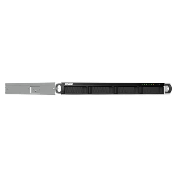 Nätlagringsenhet NAS Qnap TS-464U-RP-8G Svart Intel Celeron Intel Celeron N5095