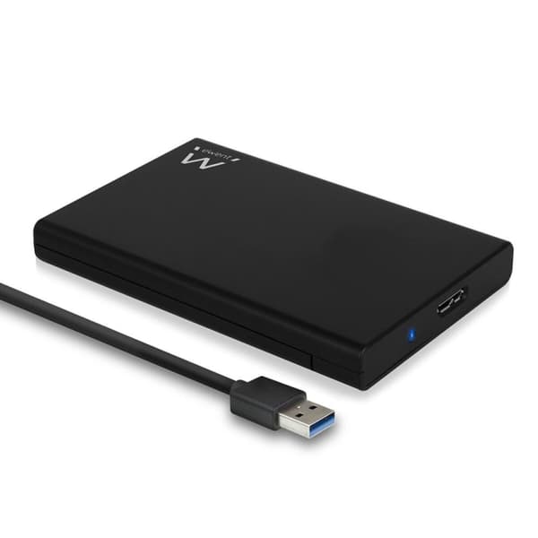 Externlåda Ewent EW7044 2.5" HD/SSD USB 3.0 Svart 2,5" Grå