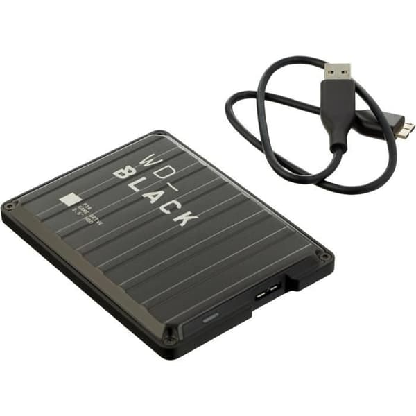WDBLACK P10 2 Till Extern Bärbar Hårddisk, Mobil och Robust, Fungerar med PC och Spelkonsol