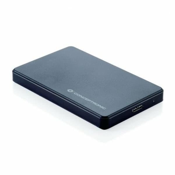 Lomme til harddisk Conceptronic 130000903501 Sort 2,5"