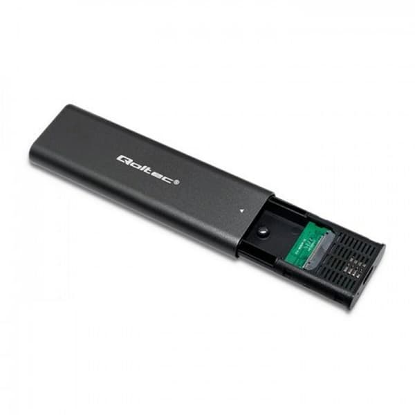 Ekstern Boks Qoltec 50312 Sort