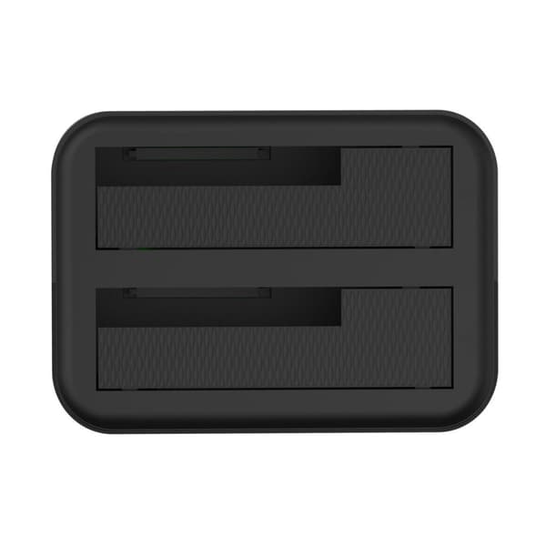Dual dock-station Aisens ASDS-D01B Sort