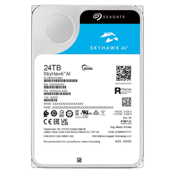 Harddisk Seagate ST24000VE002 3,5" 24 TB
