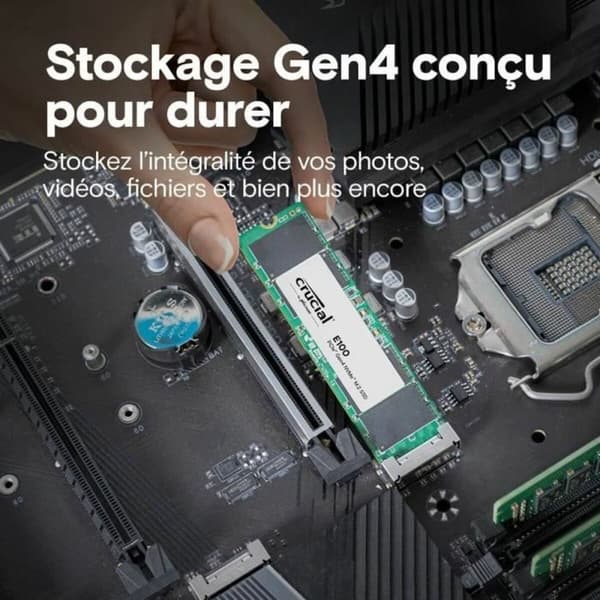 Hårddisk Crucial 480 GB SSD