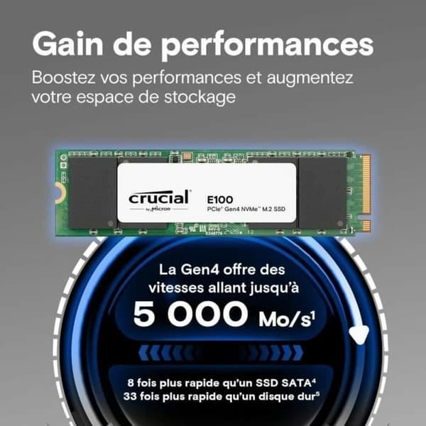 Hårddisk Crucial 480 GB SSD