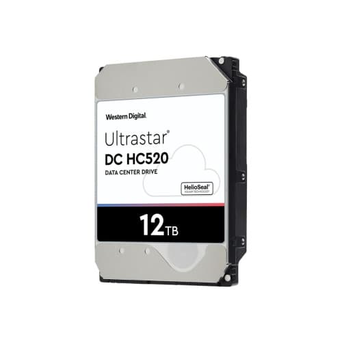 WD Ultrastar DC HC520 HUH721212ALN604 - hårddisk - 12 TB - SATA 6Gb/s