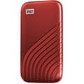 Miniatyrbild 3 av 6: WD - Extern SSD-enhet - My Passport™ - 2TB - USB-C - Röd