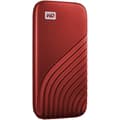 Miniatyrbild 2 av 6: WD - Extern SSD-enhet - My Passport™ - 2TB - USB-C - Röd