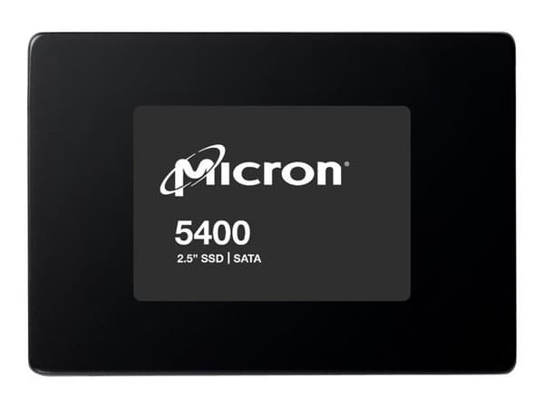 SSD - Micron - 5400 PRO - 7.68 To - Krypterad - SATA 6Gb/s - 2.5''