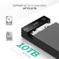 Miniatyrbild 2 av 4: UGREEN USB 3.0 extern hårddiskhölje 3,5" SATA HDD SSD 10TB Max, 5Gbps höghastighet, UASP-kompatibel