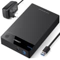 Miniatyrbild 1 av 4: UGREEN USB 3.0 extern hårddiskhölje 3,5" SATA HDD SSD 10TB Max, 5Gbps höghastighet, UASP-kompatibel