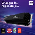 Miniatyrbild 2 av 5: Intern SSD - Crucial - T700 - 2 To - med Diss - PCIe 5.0 - 12 400 Mo/s läsning - 11 800 Mo/s skrivning