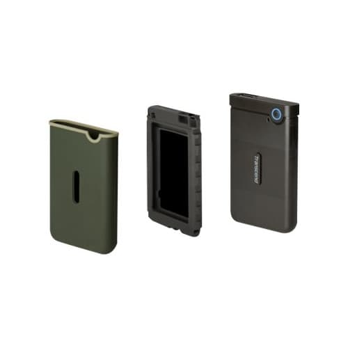 Transcend StoreJet 25M3 - hårddisk - 1 TB - USB 3.1 Gen 1