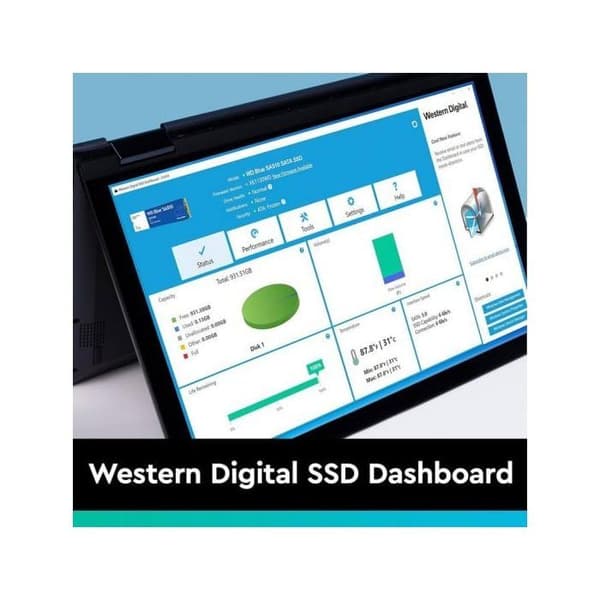 SSD-hårddisk - Western Digital - Blue 250G - 2,5 tum - SATA-600 - 250 GB