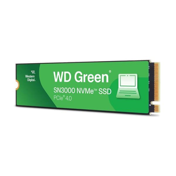 Intern SSD-enhet - WESTERN DIGITAL - WD Green SN3000 - 500 GB - PCIe Gen4 - M.2 2280