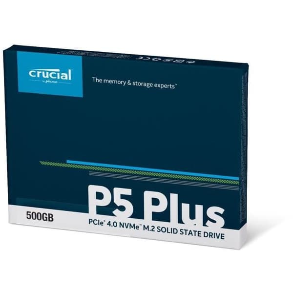 CRUCIAL - Intern SSD - P5 Plus - 500 GB - M.2 Nvme (CT500P5PSSD8)