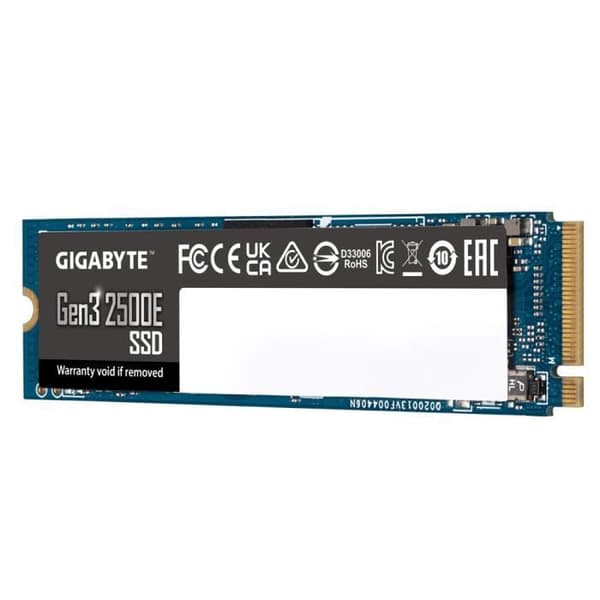 SSD - GIGABYTE - Gen3 2500E - 500 GB - PCI-Express 3.0 x4 - NVMe 1.3
