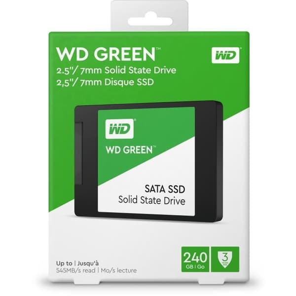 WD Green™ - Intern Solid State Drive - 240 GB - 2,5" (WDS240G2G0A)