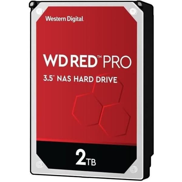 WD Red™ Pro - NAS intern hårddisk - 2TB - 7200 rpm - 3,5" (WD2002FFSX)