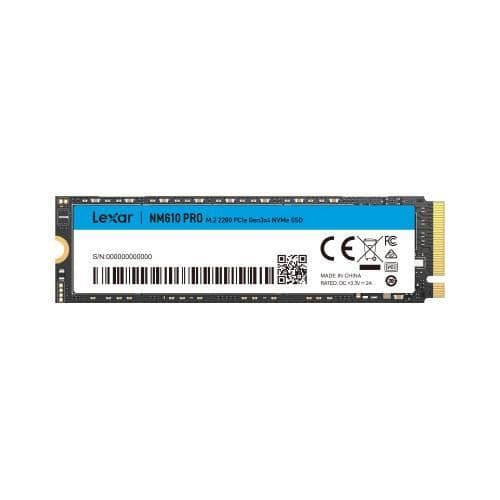 SSD-hårddisk - NVMe M.2 Typ 2280 Lexar NM610 Pro 500GB