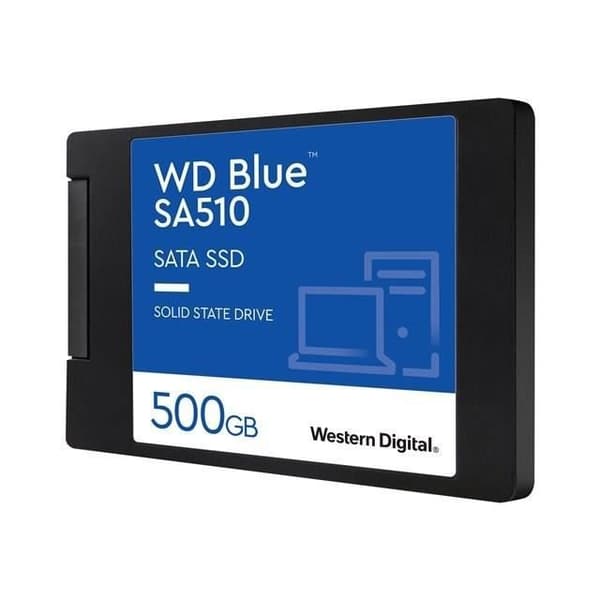 WESTERN DIGITAL Hårddisk SA510 - SATA SSD - 500GB intern - 2,5" format - Blå