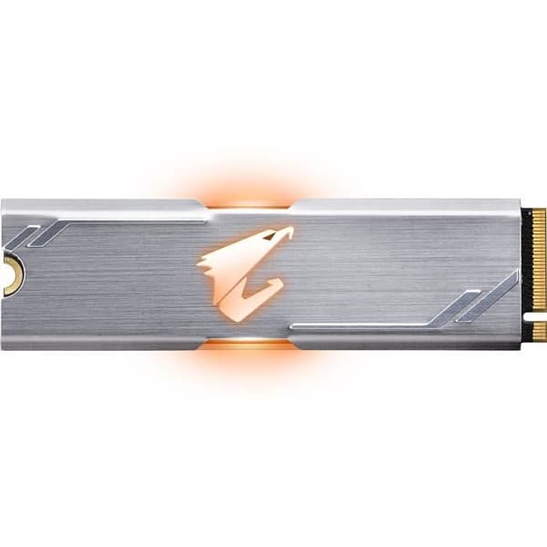 GIGABYTE - Intern SSD - Aorus RGB - 256GB - M.2 NVMe (GP-ASM2NE2256GTTDR)