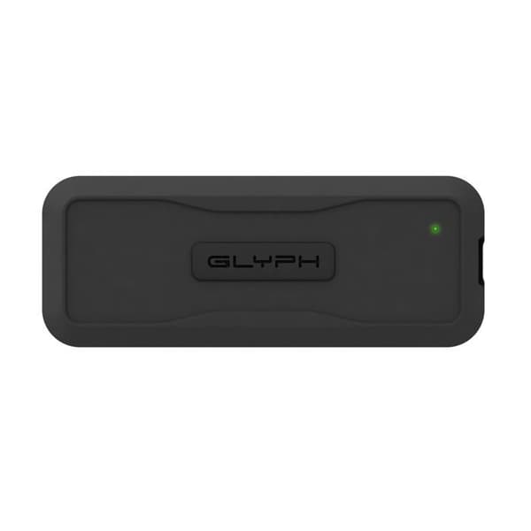 Extern SSD-hårddisk Glyph Atom EV SSD, USB-C (3.2, Gen 2), USB 3.0, Kompatibel med Thunderbolt 3 - (1 to)